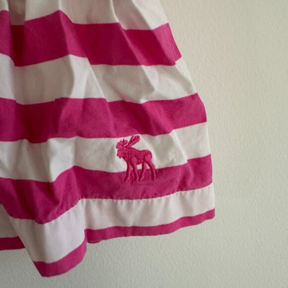 Abercrombie Girls Pink & White Striped Dress | Size Small | Cute & Playful - Picture 2 of 5